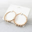 Pearl Big Small Hoop Earrings