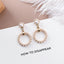 Pearl Big Small Hoop Earrings