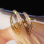 Multilayer Round Hoop Earrings