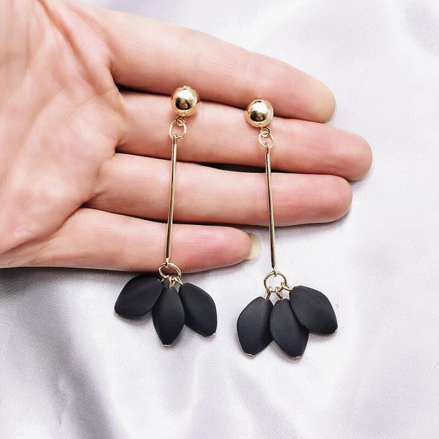 Two Round Wooden Statement Earrings