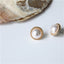 Sweet Pearl Flower Earrings Female Jewelry