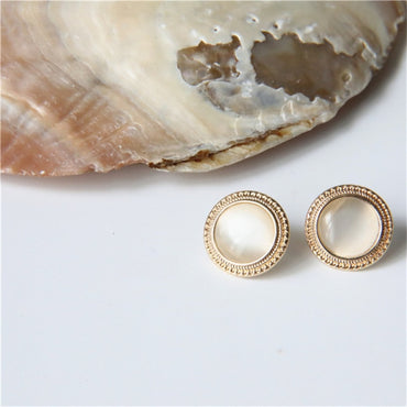 Sweet Pearl Flower Earrings Female Jewelry