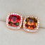 Colorful Rainbow Stud Earrings