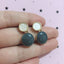 Enamel Water Drop Earrings