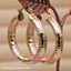 Copper Gold Hoop Earrings