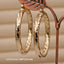 Copper Gold Hoop Earrings