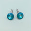 Round Rivoli Stone Dorp Earrings