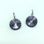 Round Rivoli Stone Dorp Earrings