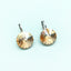 Round Rivoli Stone Dorp Earrings