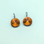 Round Rivoli Stone Dorp Earrings